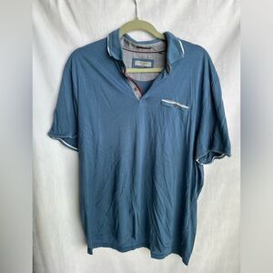 Ted Baker Blue Polo - Size 7 UK 3XL